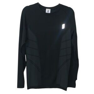 Second Skin Shirt Mens Black Performance Stretch Compression Base Layer